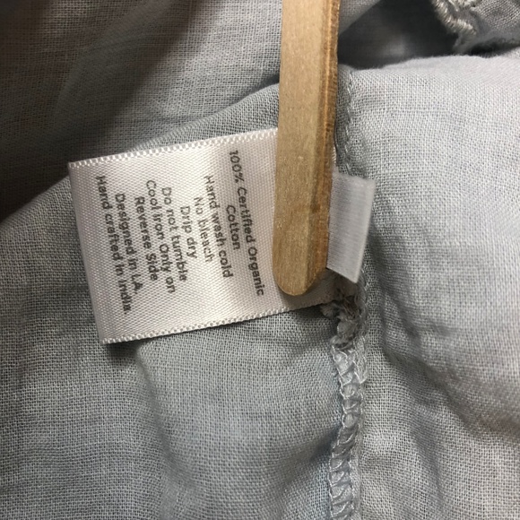 St.Roche Womens Small Dress Organic Cotton Tiered - Picture 7 of 8